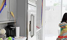 Brunette milf fucks a clown for halloween- alana cruise