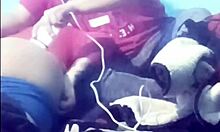 Heteros shave their asses for fun and get horny fucking in close-up.