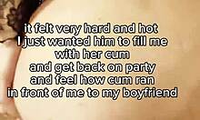 Skinny petite latina cheats on boyfriend at costume party