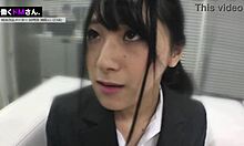 kato-san forced blowjob in office reception then loud sex in conference room