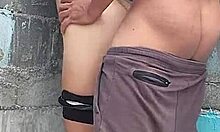 Pushing My Brunette Neighbor Against The Wall