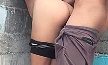 Pushing My Brunette Neighbor Against The Wall