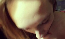 feeling the emotion in this incredible bj with blond amateur