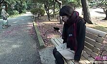 Spicy Asian Chick Shows Off Her White Underwear