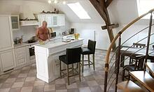 sweet doll gets on her knees to suck that big cock. it's so huge, she can barely handle it!