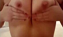 aspiring porn actress gives a sloppy blowjob to a very hairy dude, licking his balls and swallowing deep. then they fuck with toys.