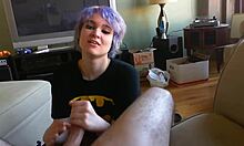 Hey babe, stroke that fat cock for me in POV