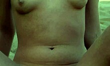 naked teen 18+ beauty poses perfectly on beach photoshoot