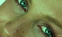 Tanned Blondie Showing Off Her Goodies On A Couch