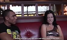 busty russian picked up outdoors