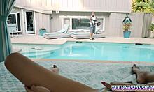 Hey, stud catches teasing teen 18+ and licks her asian pussy?