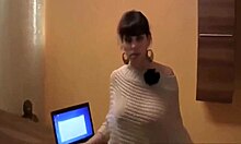 I met german milf online, bent over for doggystyle cumshot