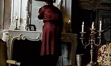 anita dark was fingering her pussy in that vintage lesbian scene