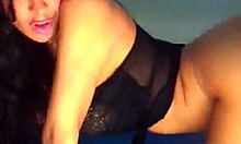 Brunette Babe Sucks Toes While Masturbating On Webcam