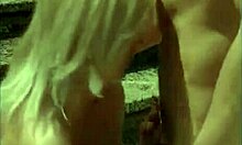 Blonde Anita Dark Gets Intensely Drilled Outdoors in Threesome