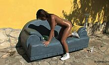 Jennifer Love steamy outdoor anal and her facial finish