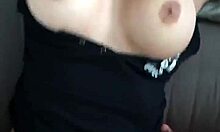 Busty Crystina Rossi strokes huge BBC in POV handjob and blowjob scene.