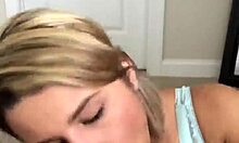 Kinky Blonde Crystina Rossi Sucking Thick Black Cock