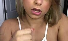 Crystina Rossi's UNMATCHED HANDJOB SKILLS SHOWCASED in POV with interracial blowjob and facial.