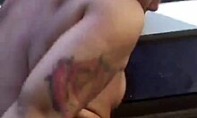 Wet beauty Crystina Rossi getting a hard interracial fuck in public, with handjob and facial