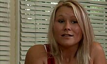 Blonde Avy Scott enjoys passionate sex with her kinky girlfriend