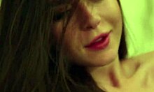 ever seen a nasty brunette teen like guerlain posing solo by the pool?