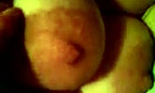 Salami Nipples Hottie Showing Off Her Big Tits on Camera