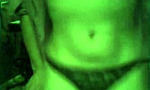 busty brunette milf strips and shows her big tits on web chat