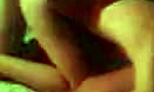 hardcore amateur threesome with doggy drilling, blowjobs, and double penetration