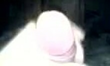 Blond-Haired Teen Sucks Dick While Masturbating with Big Tits