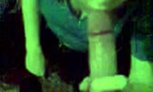 I's watching this brown-haired amateur sucking fat cock in POV, so hot!