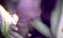 In this POV scene, the mature redhead amateur passionately sucks a fat cock, looking incredibly hot.