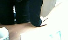 I flash my short-haired ass at work on webcam
