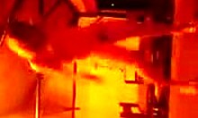 This blonde in black panties did a little strip show for fun.