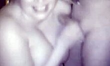 The horny CHUBBY GRANNY finishes the guy off with a BLOWJOB on WEBCAM.