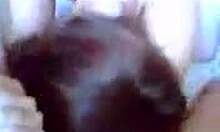 tattoo blonde amateur gives blowjob in bed 😏