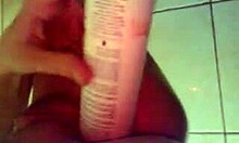 Horny Amateur Fingers Anal With Toys In Close-Up!