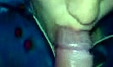 POV blowjob from a good-looking amateur girlfriend in her bedroom.