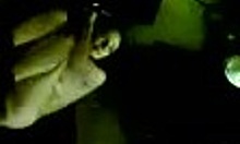 Hey, watch this skinny amateur flaunt her perky breasts on camera?