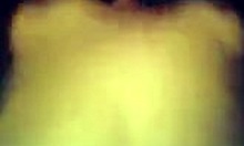 this pov close-up shows the blonde amateur in action