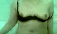 Chubby amateur in black stockings destroyed in POV 😈