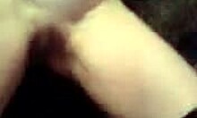 milf strips in stockings and panties, shaking ass passionately