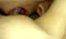 Tight pussy amateur feels intense licking in close-up homemade video