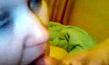 Blond wife begs for blowjob in POV homemade.