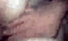 i saw short-haired brunette get fucked hardd