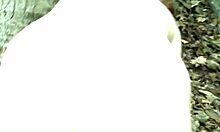 I fucked this brunette with pale ass in the woods POV style