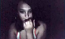 yellow panties teen strips naked on webcam