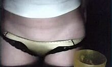 yellow panties teen strips naked on webcam