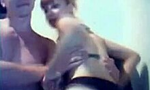 blonde beauty strips on cam