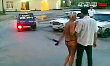 Watch This Granny Masturbate in Her Tiny Thong Publicly!